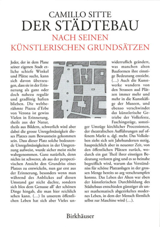 Der Städtebau nach seinen künstlerischen Grundsätzen