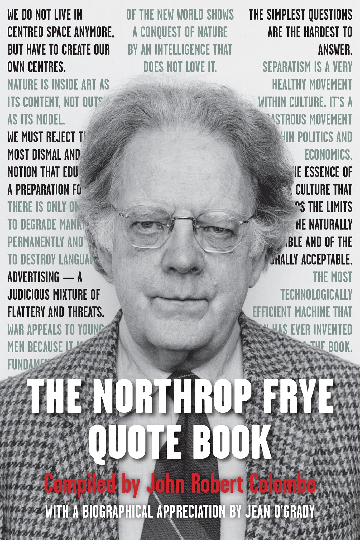 Cover image for The Northrop Frye Quote Book ISBN 9781459719583