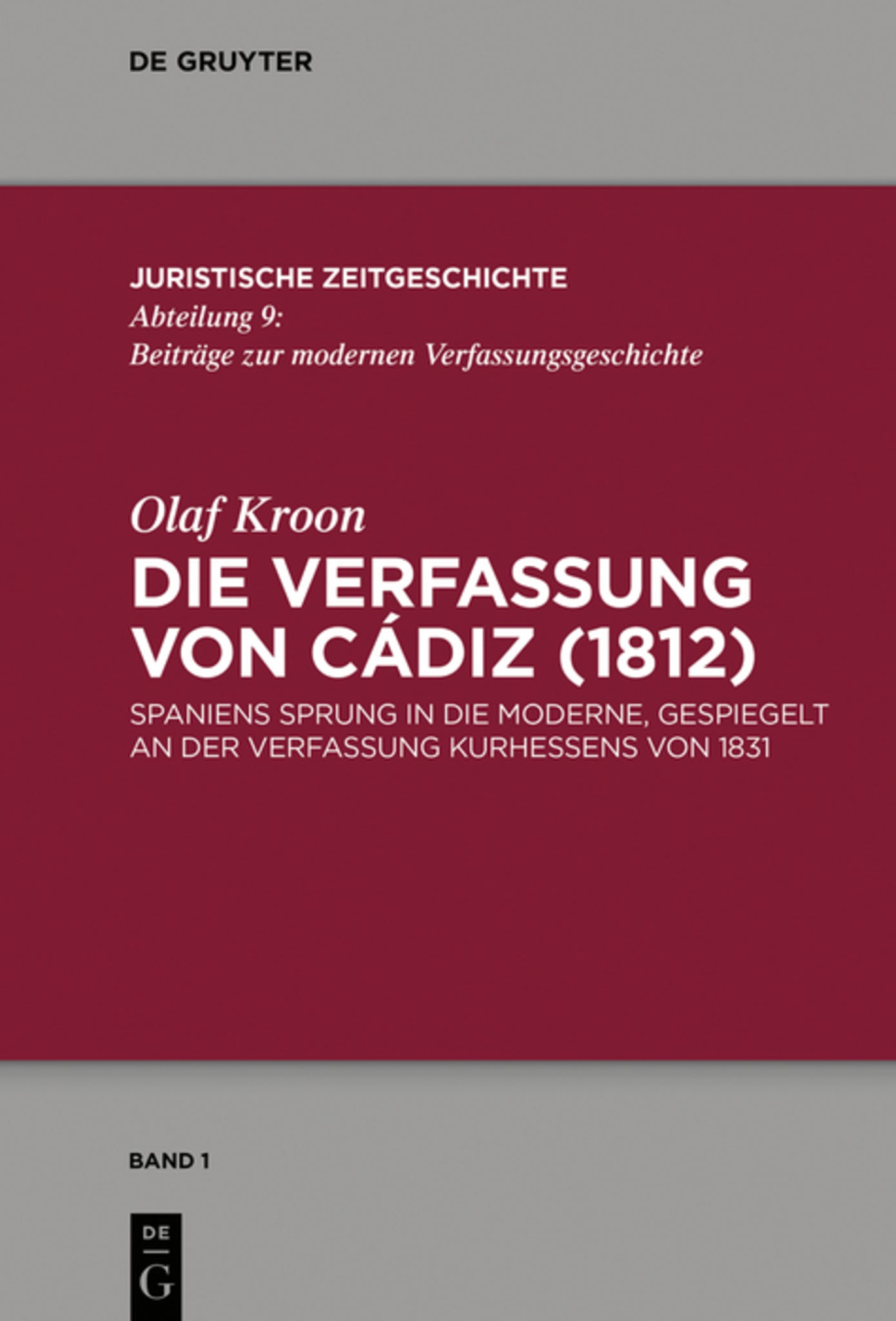 Die Verfassung von Cádiz (1812)