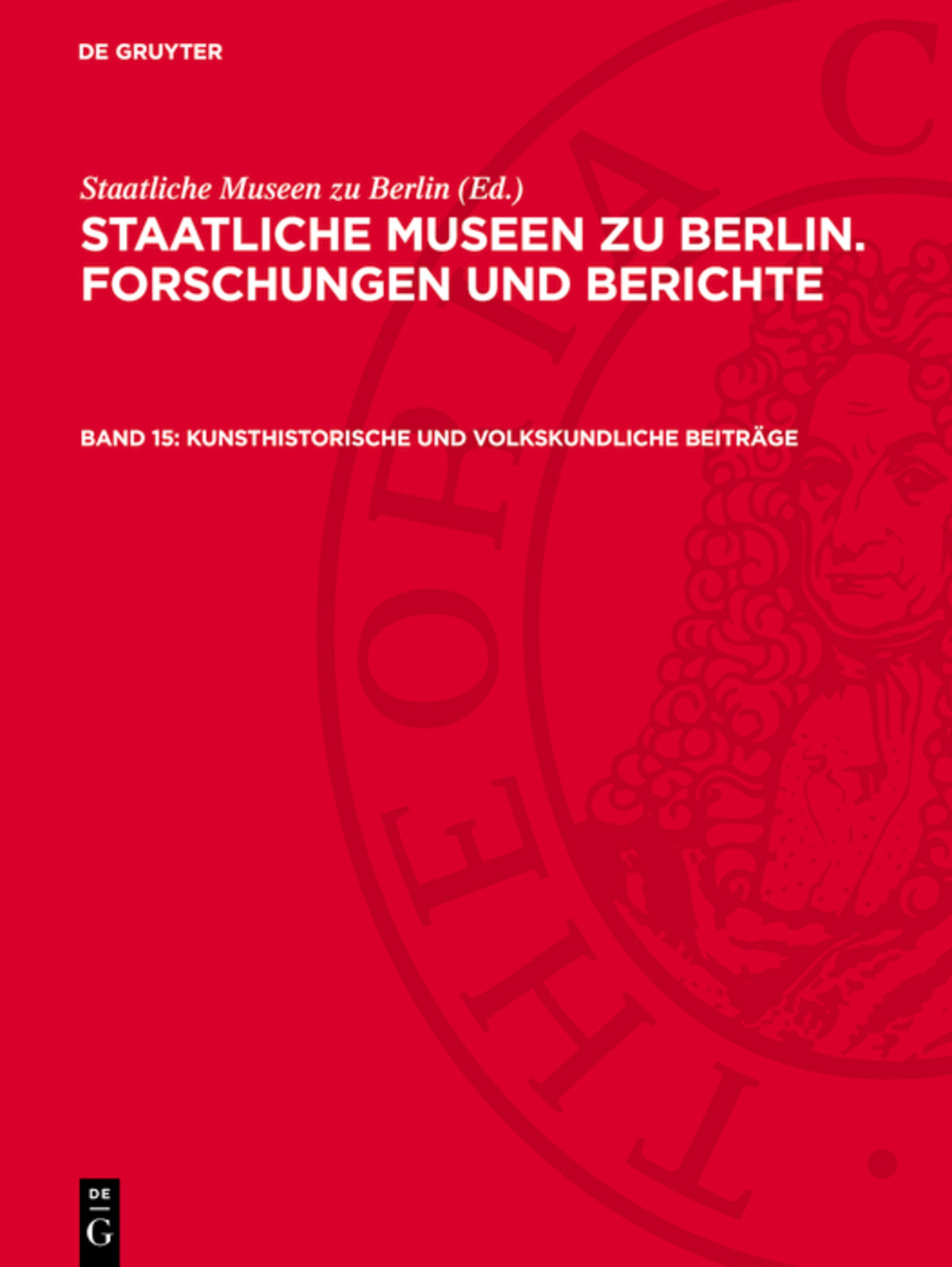 Cover image for Kunsthistorische und volkskundliche Beiträge ISBN 9783112778487