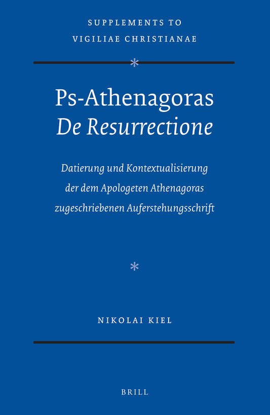 Ps-Athenagoras De Resurrectione