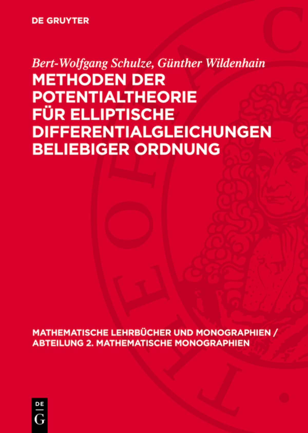 Cover image for Methoden der Potentialtheorie für elliptische Differentialgleichungen beliebiger Ordnung ISBN 9783112707821
