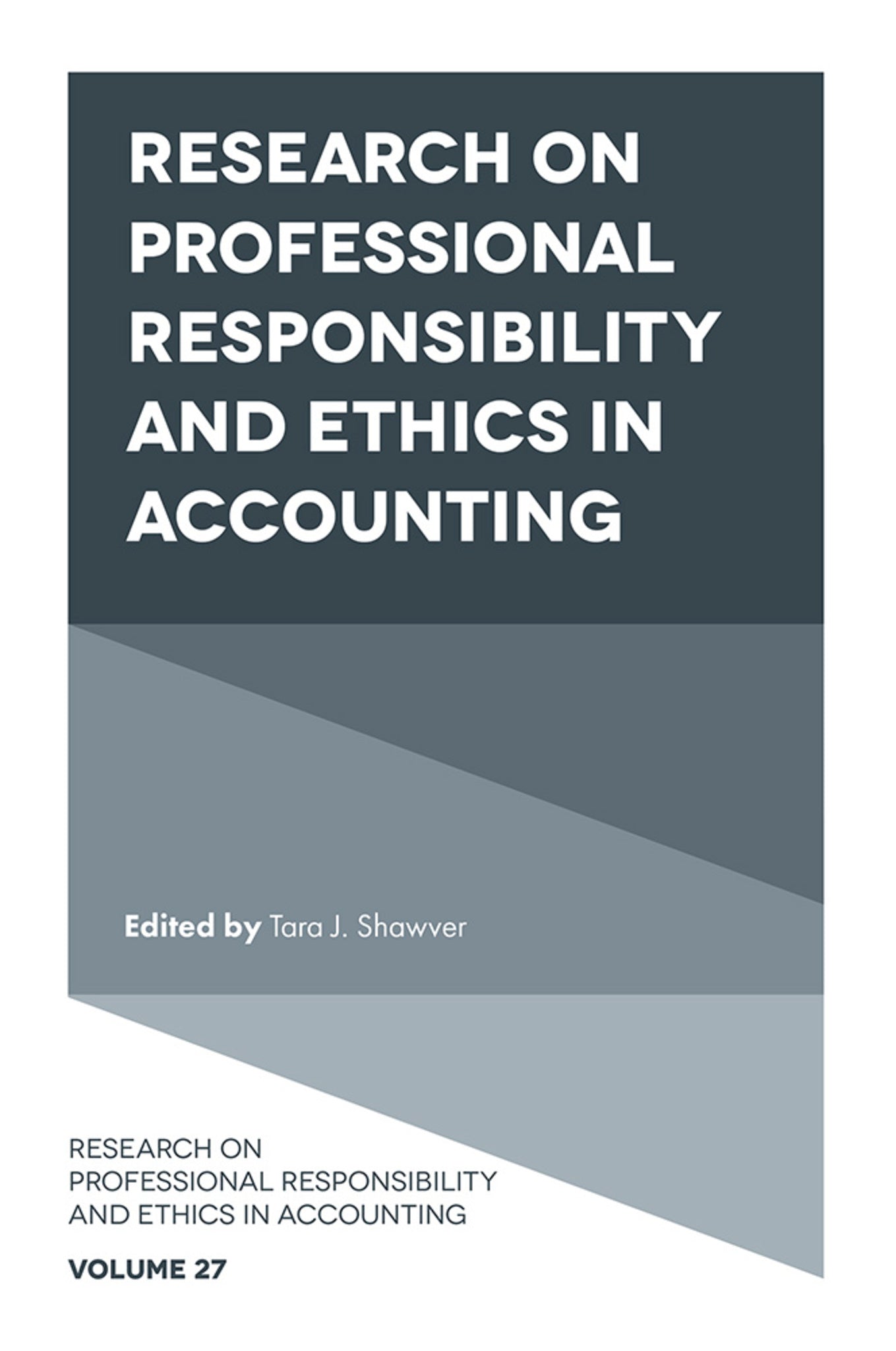 Cover image for Research on Professional Responsibility and Ethics in Accounting ISBN