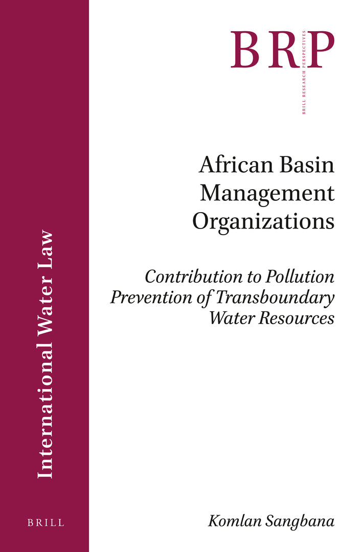 Cover image for African Basin Management Organizations ISBN 9789004436619
