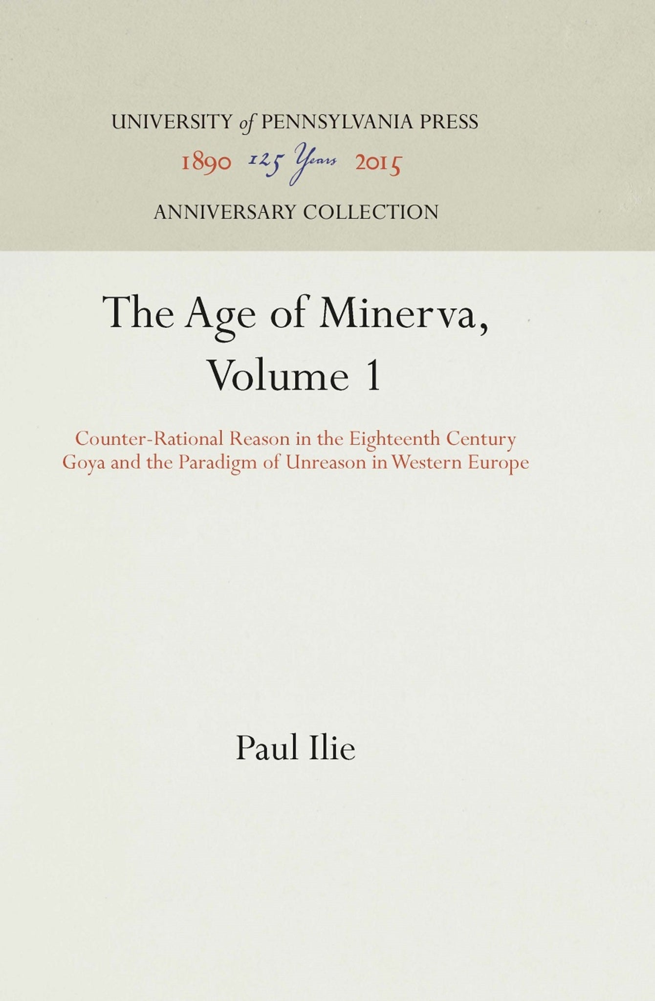 The Age of Minerva, Volume 1