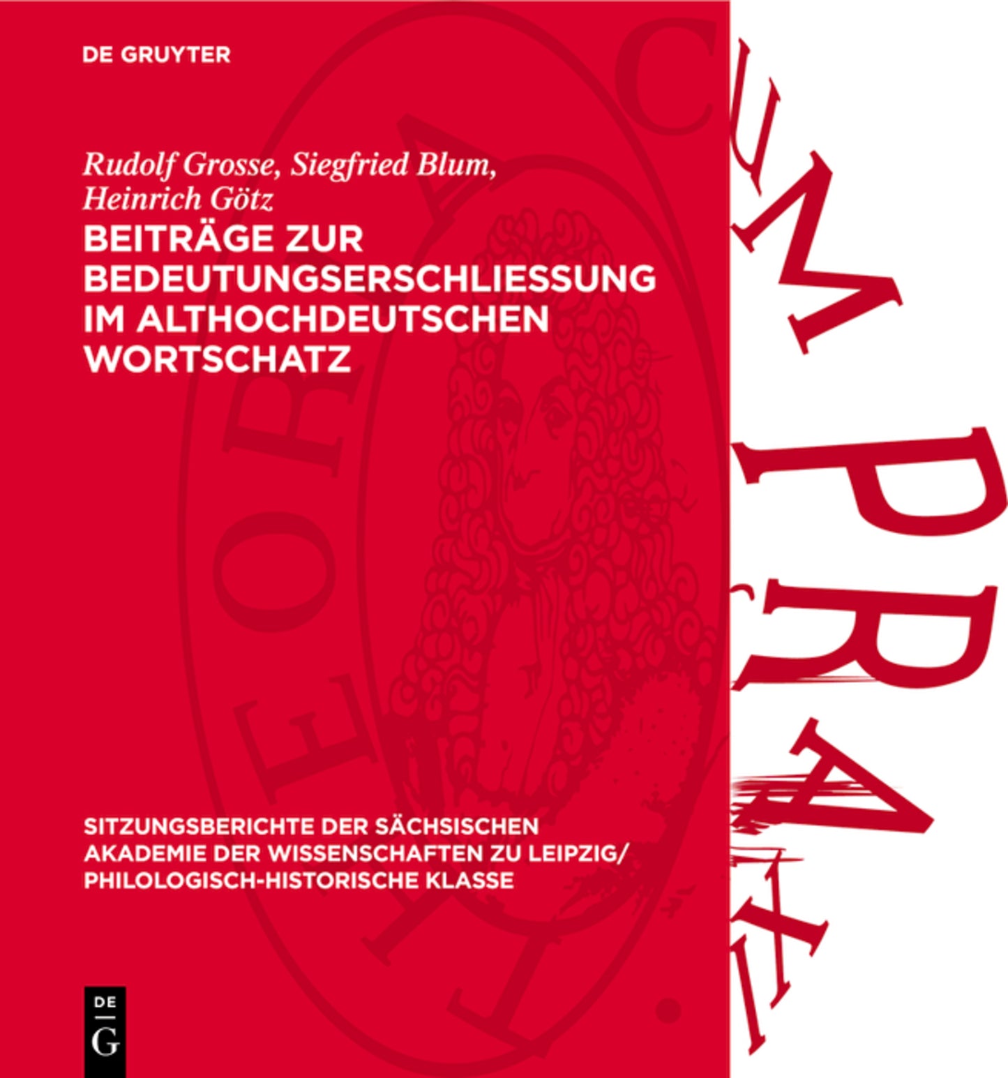 Beiträge zur Bedeutungserschliessung im althochdeutschen Wortschatz