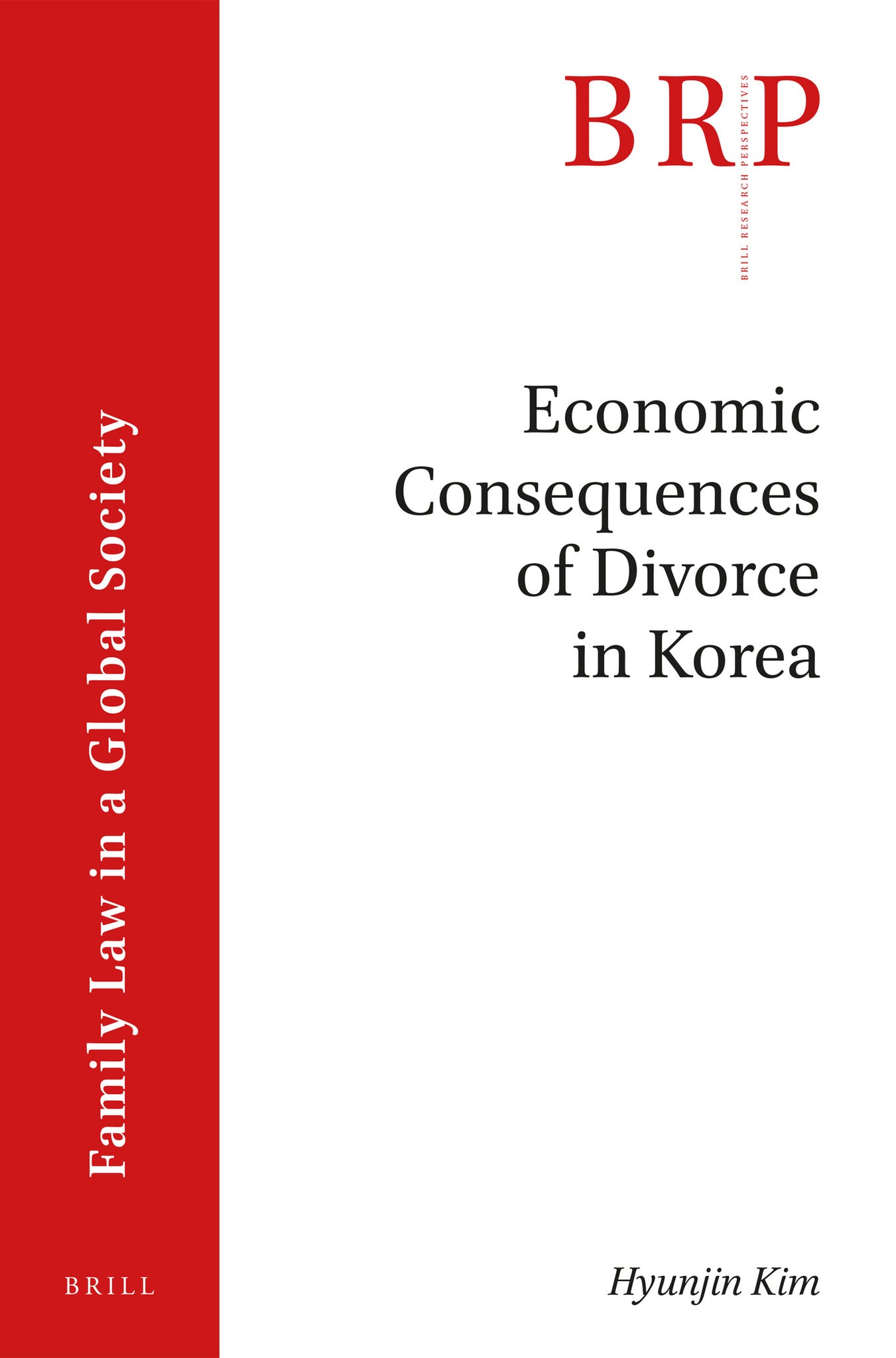 Cover image for Economic Consequences of Divorce in Korea ISBN 9789004323711