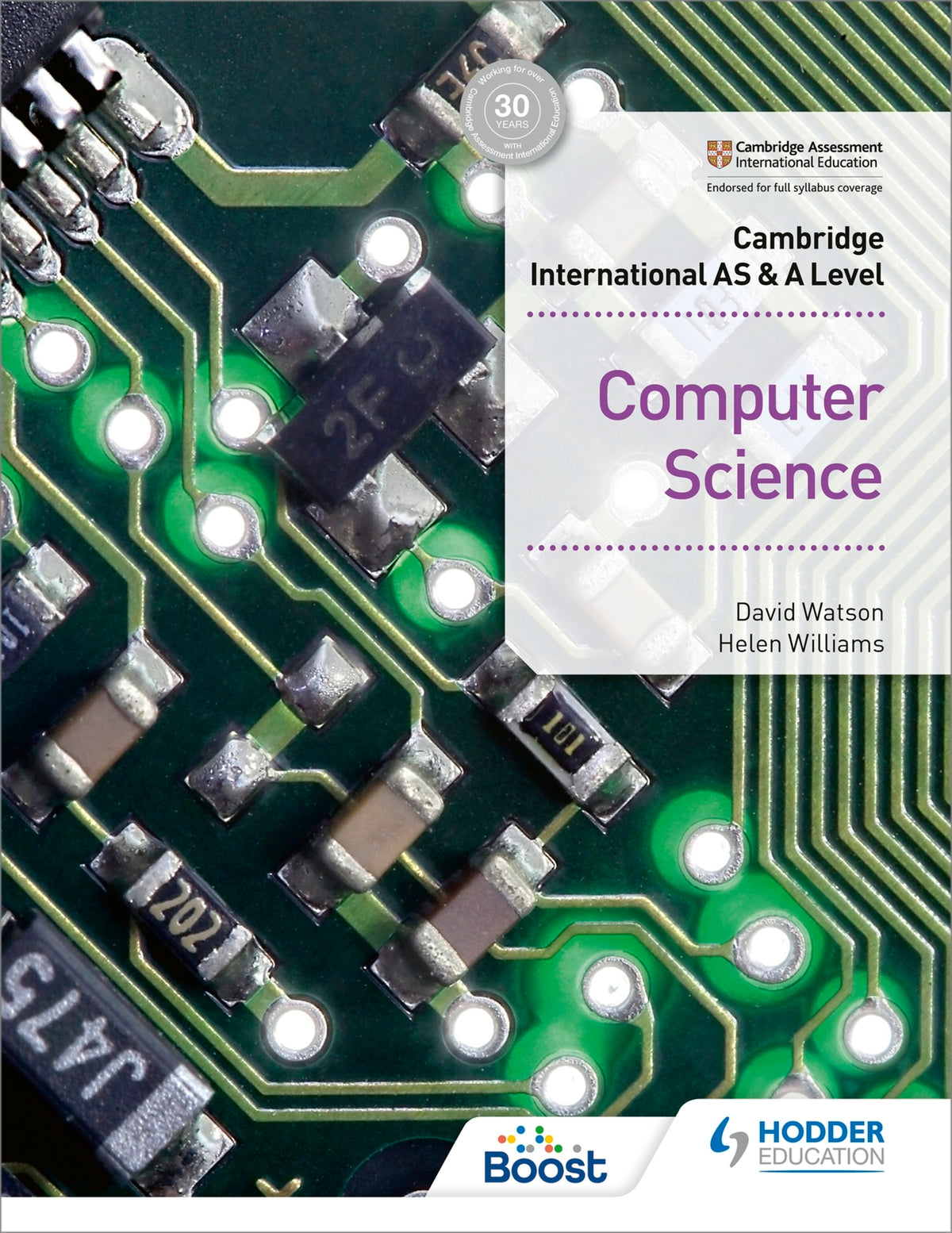 Cover image for Cambridge International AS & A Level Computer Science ISBN 9781510457591