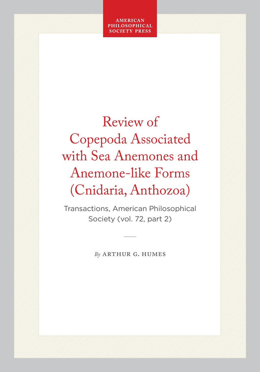 Review of Copepoda Associated with Sea Anemones and Anemone-like Forms (Cnidaria, Anthozoa)