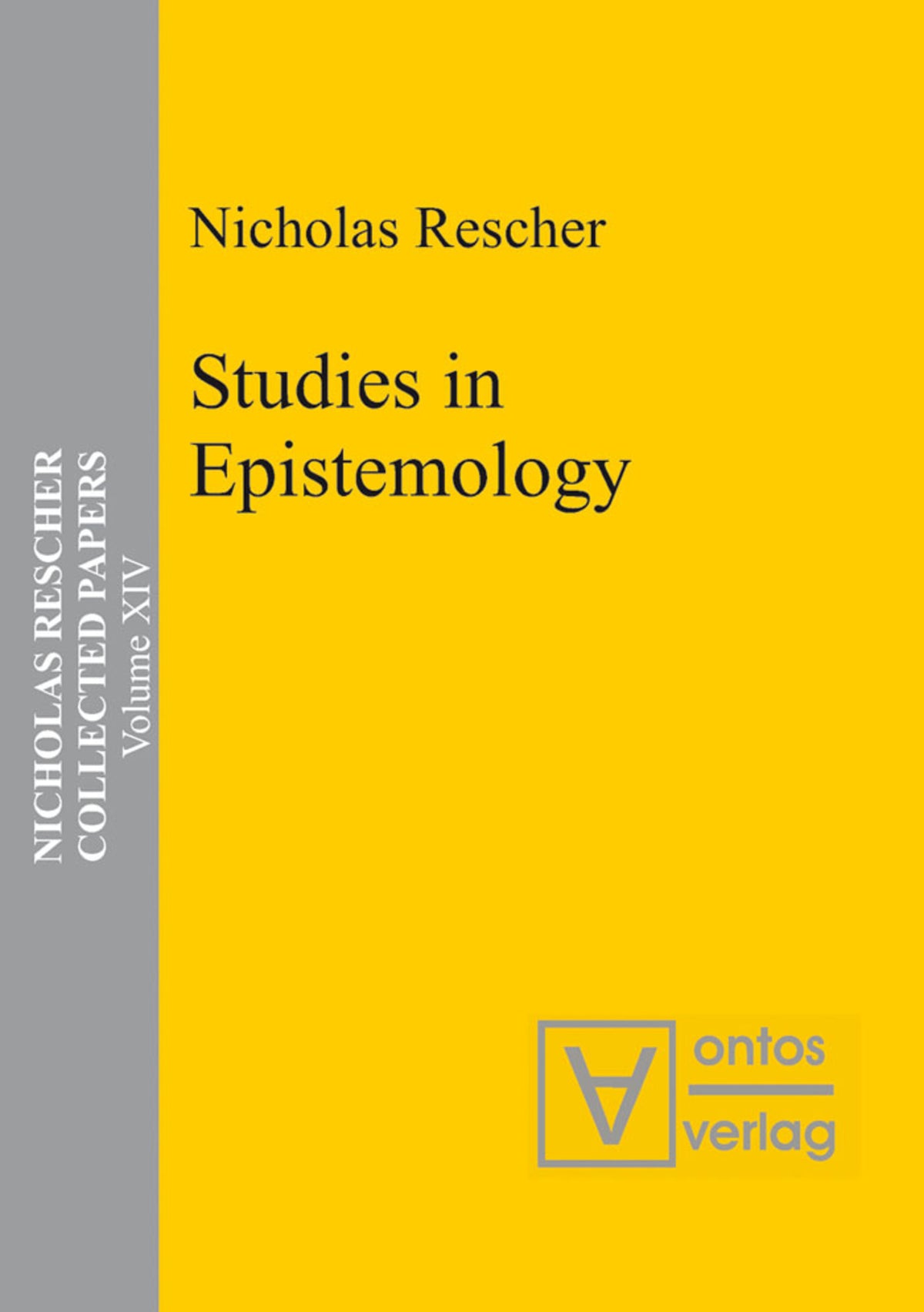 Cover image for Studies in Epistemology ISBN 9783110332292