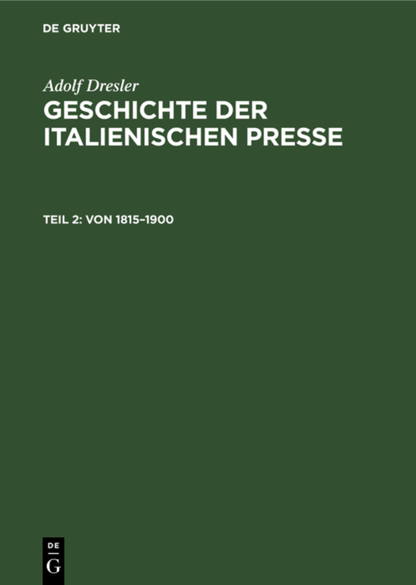 Von 1815–1900