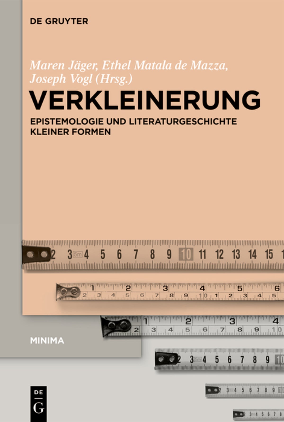 Cover image for Verkleinerung ISBN 9783110667615