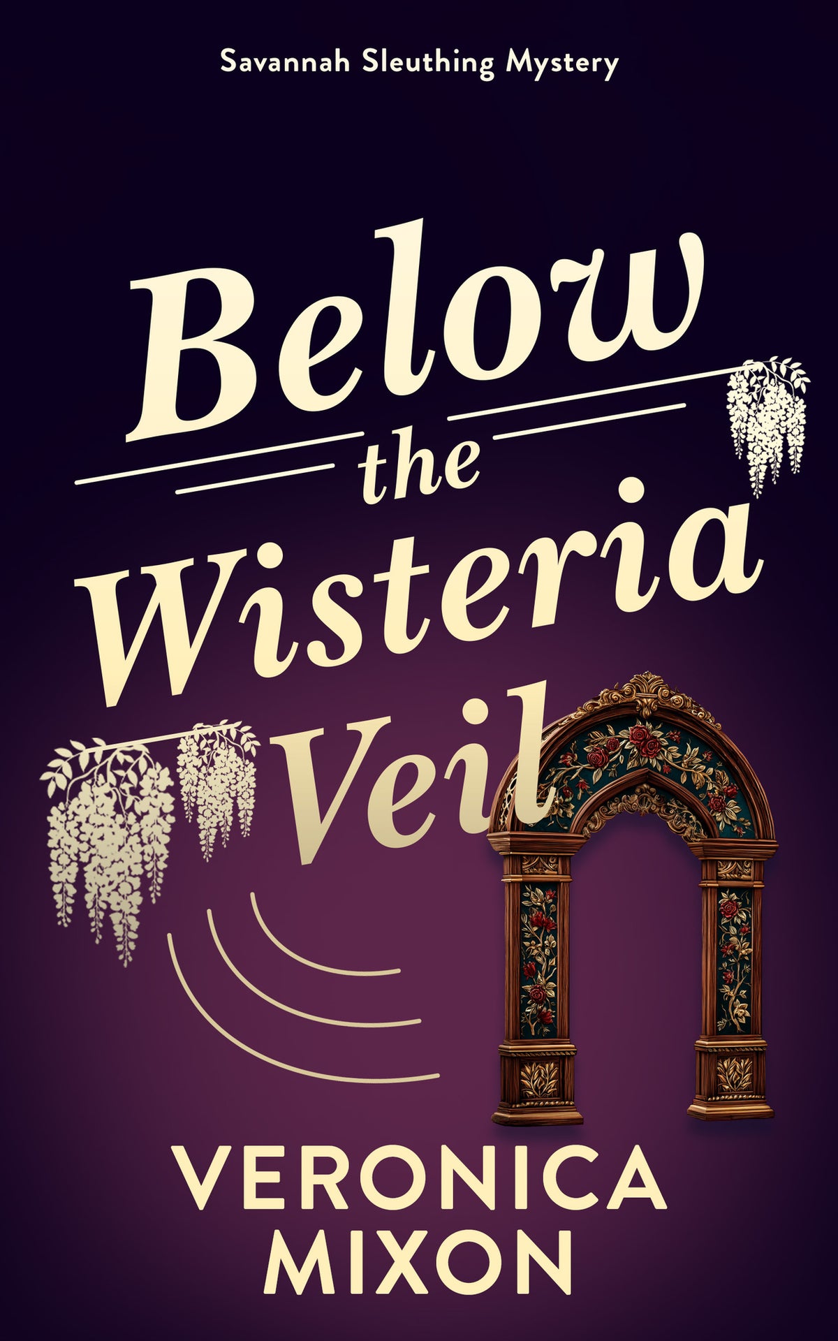 Cover image for Below the Wisteria Veil ISBN 9781036712761