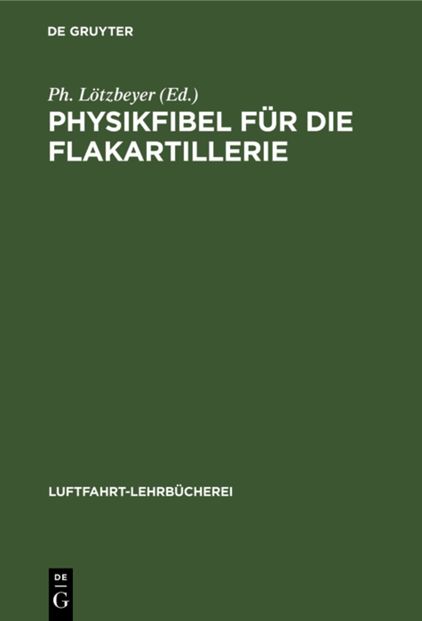Physikfibel für die Flakartillerie