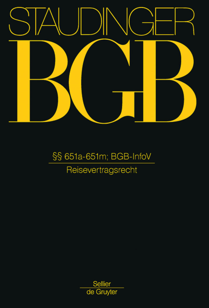 Cover image for §§ 651a-651m ISBN 9783805911856