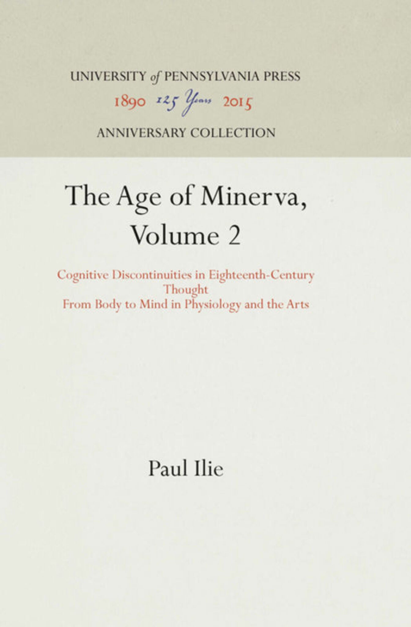 The Age of Minerva, Volume 2