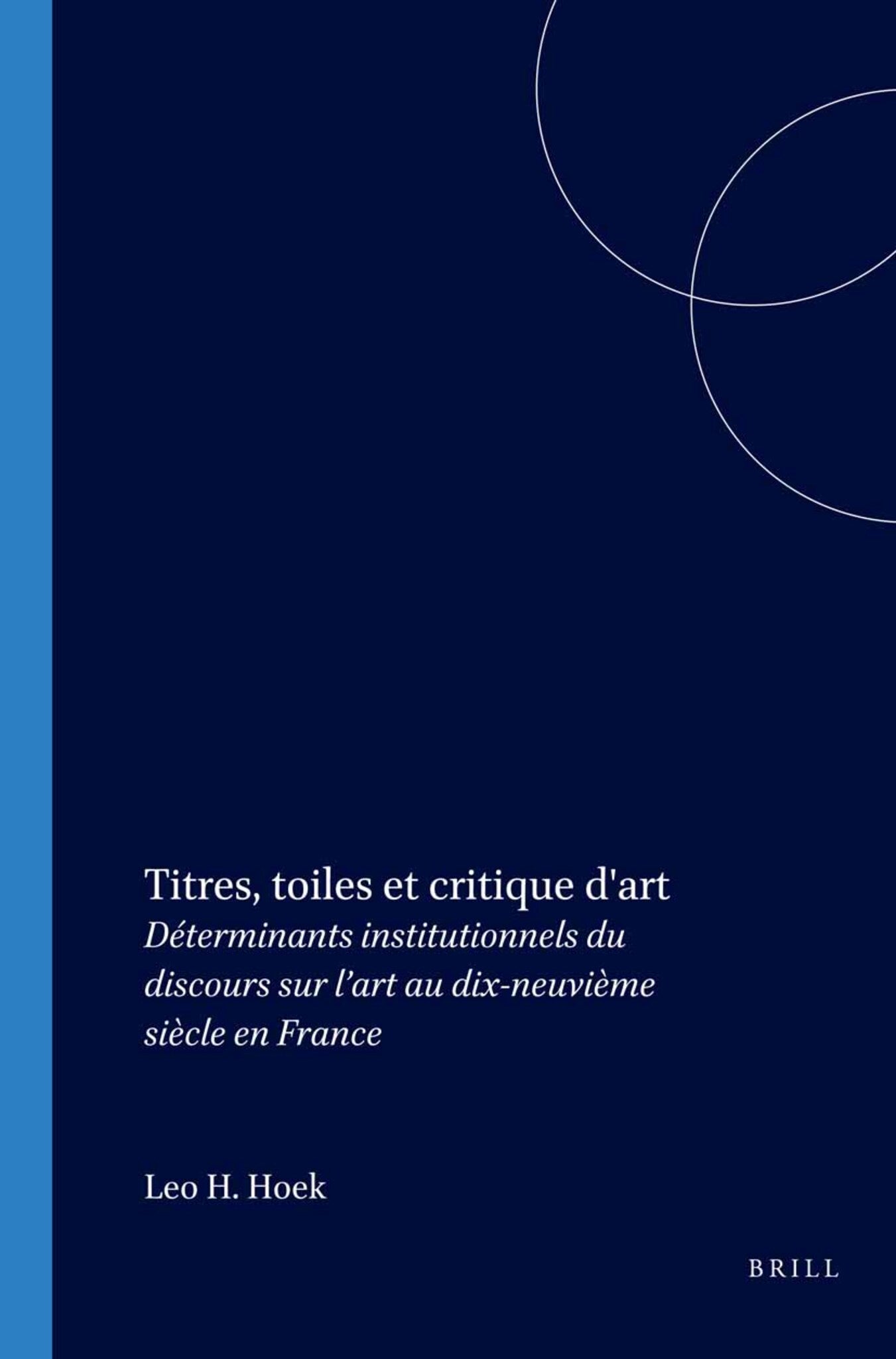 Titres, toiles et critique d'art