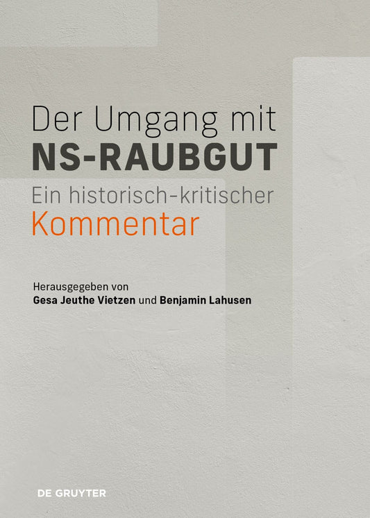Der Umgang mit NS-Raubgut
