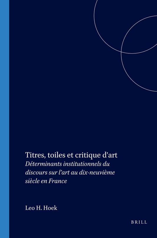 Titres, toiles et critique d'art