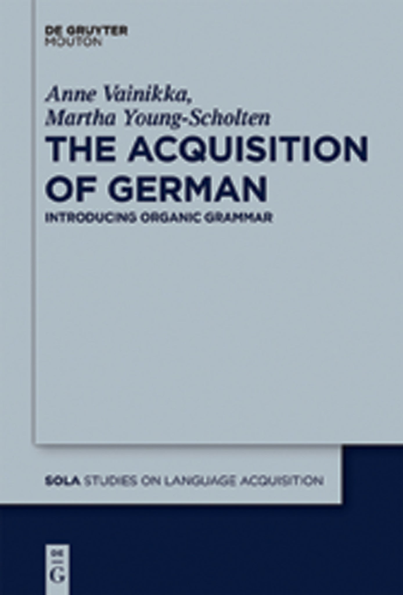 The Acquisition of German