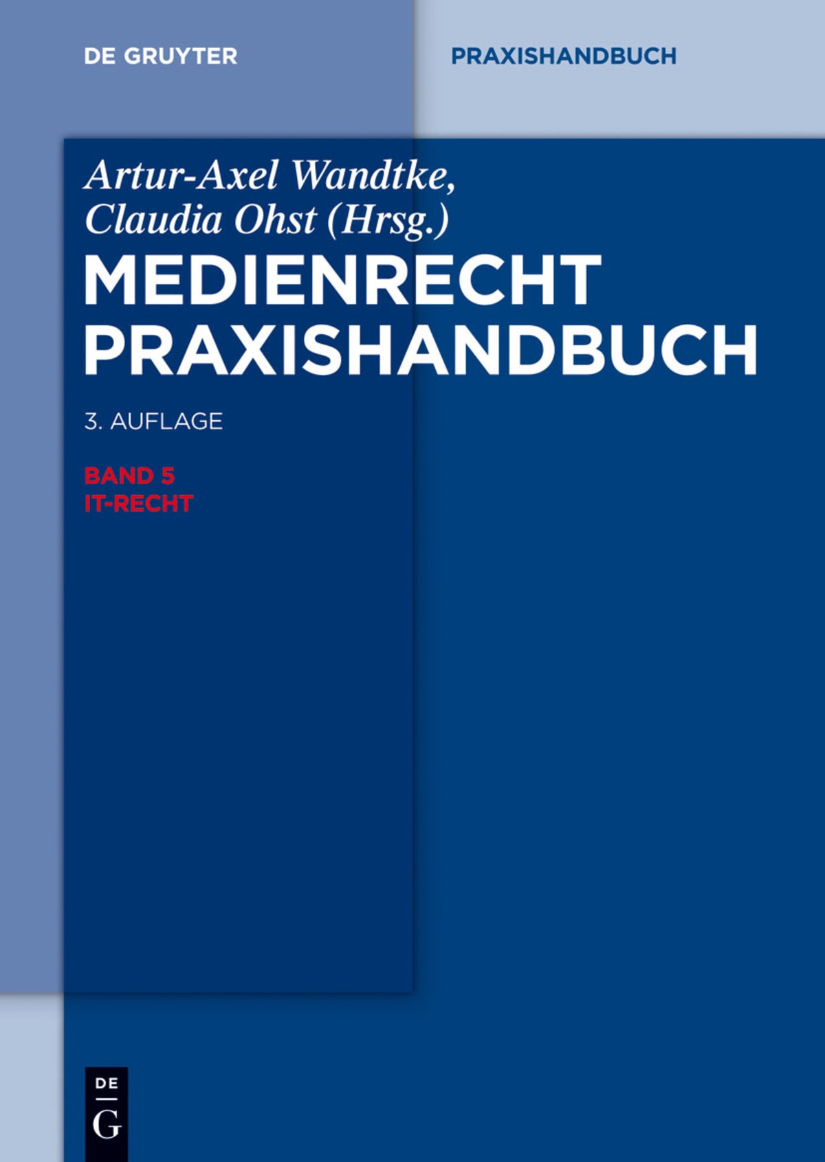 Cover image for IT-Recht ISBN 9783110313994