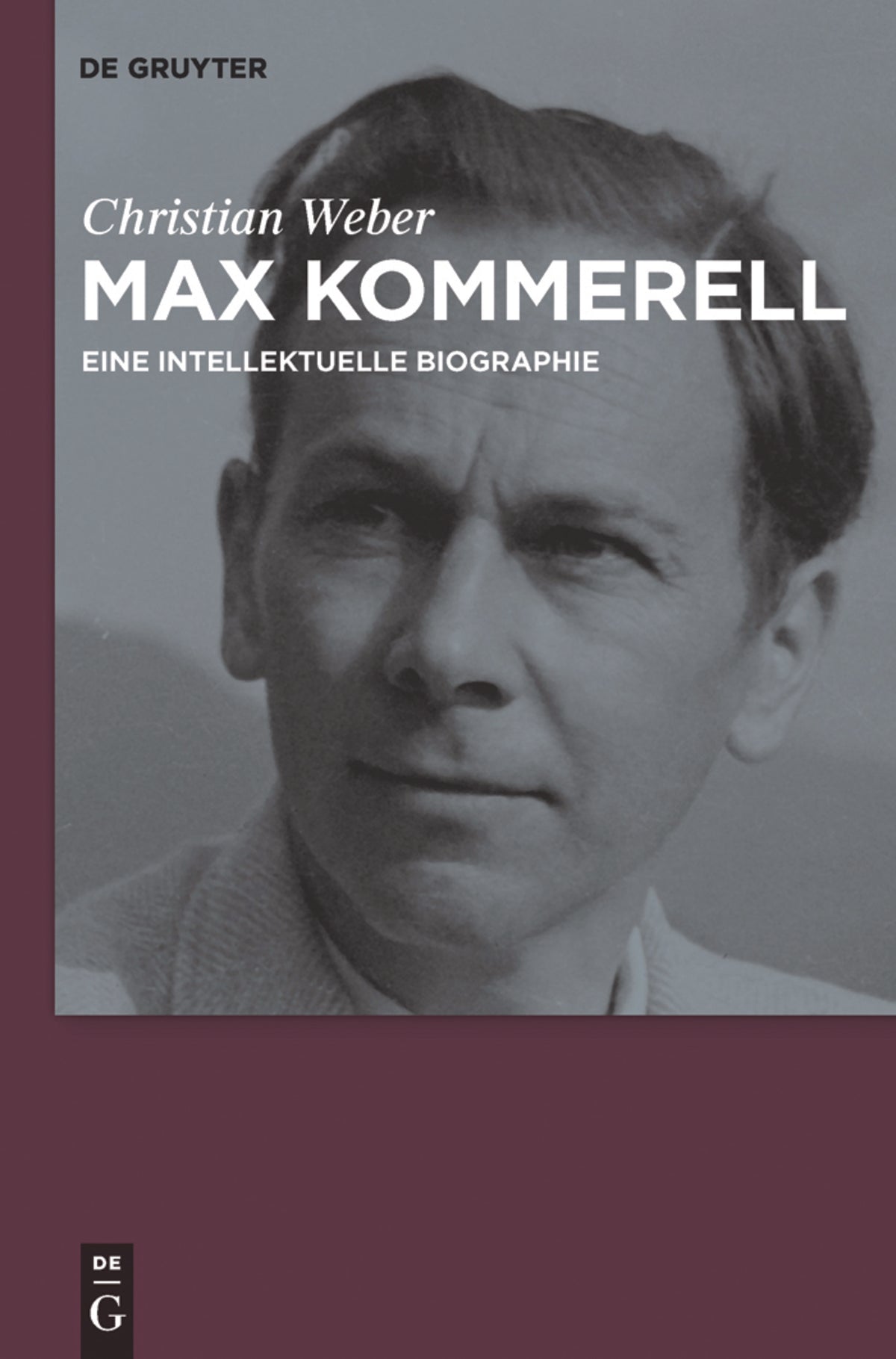 Cover image for Max Kommerell ISBN 9783110237528