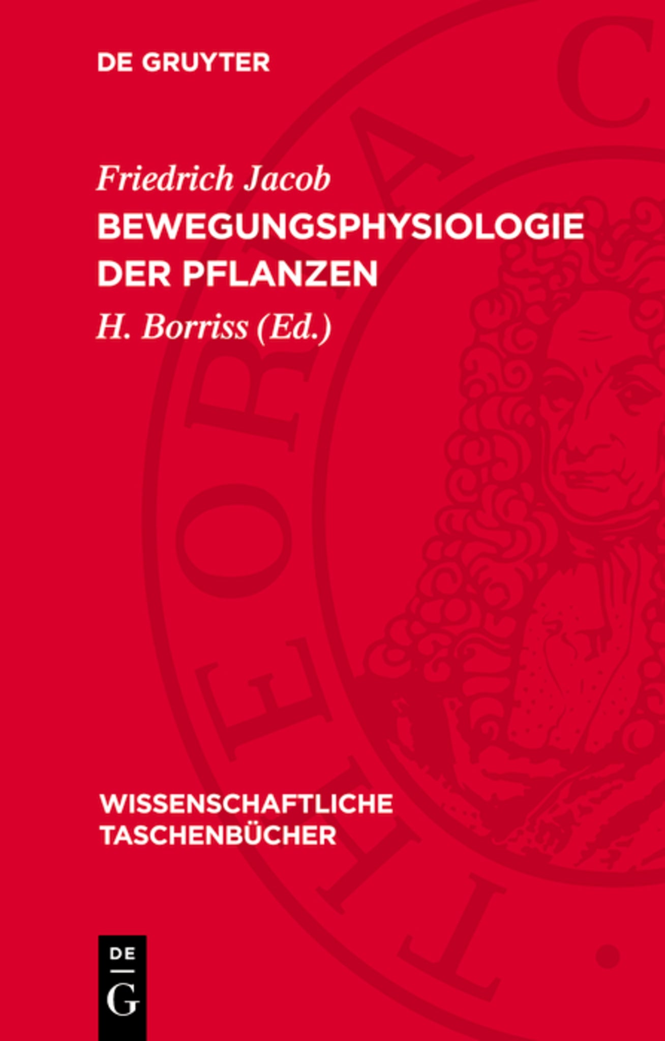 Cover image for Bewegungsphysiologie der Pflanzen ISBN 9783112780688