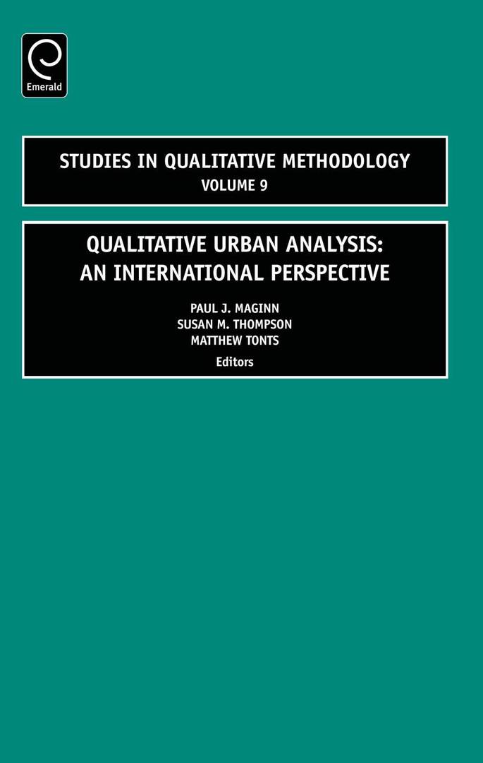 Cover image for Qualitative Urban Analysis ISBN 9780762313686