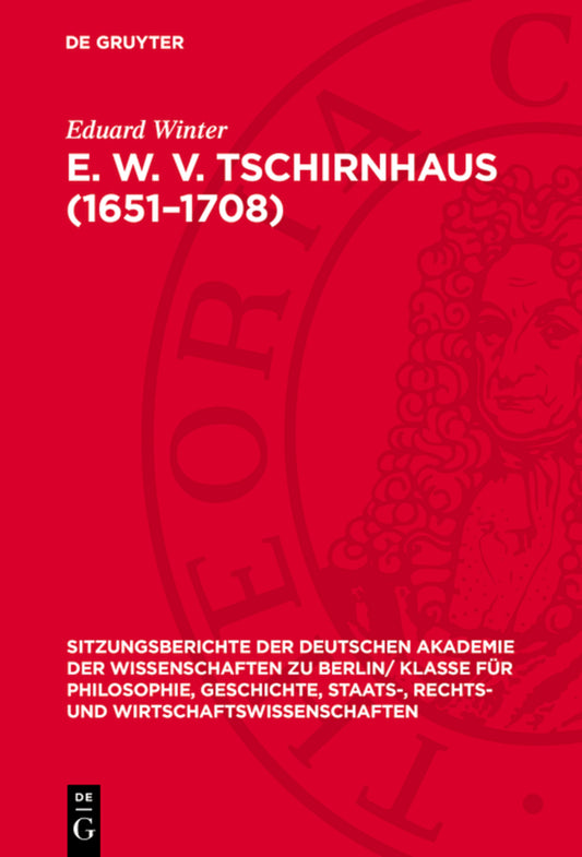 E. W. v. Tschirnhaus (1651–1708)