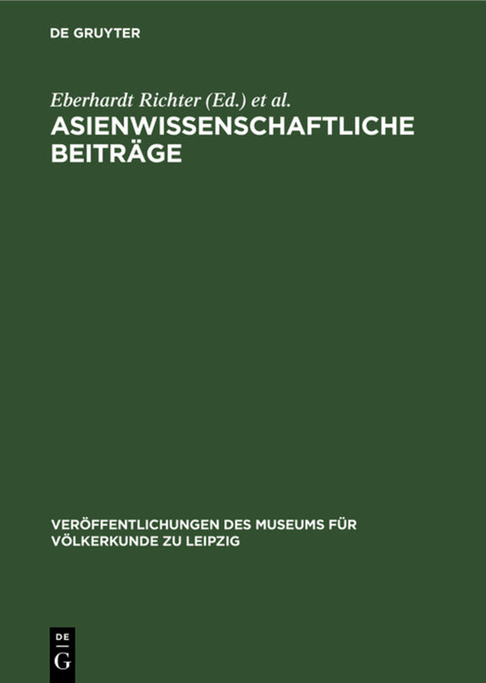 Asienwissenschaftliche Beiträge