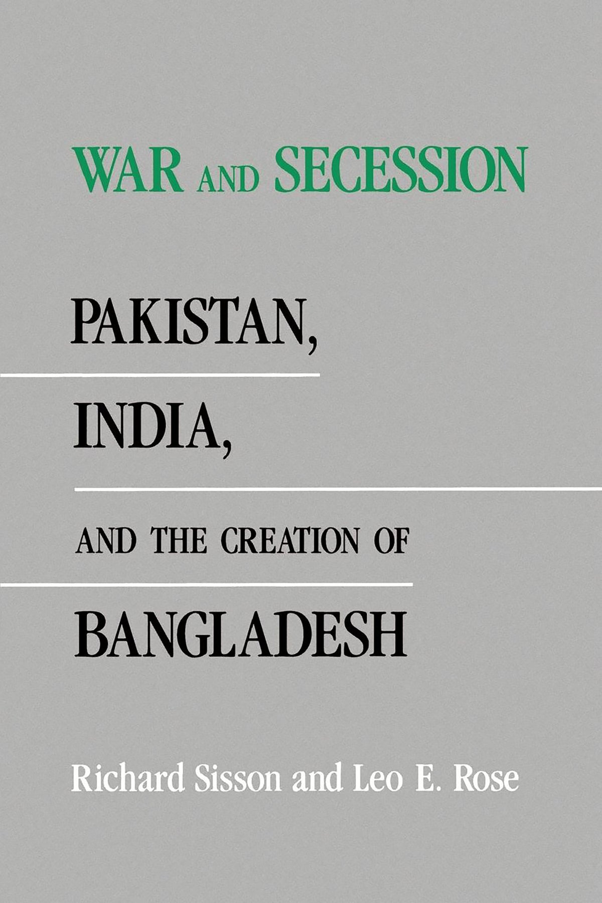 Cover image for War and Secession ISBN 9780520912038