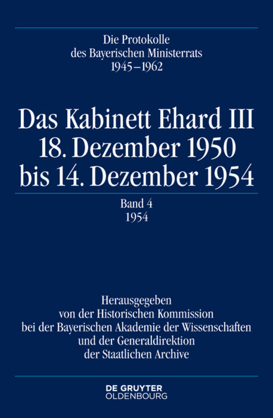 Das Kabinett Ehard III