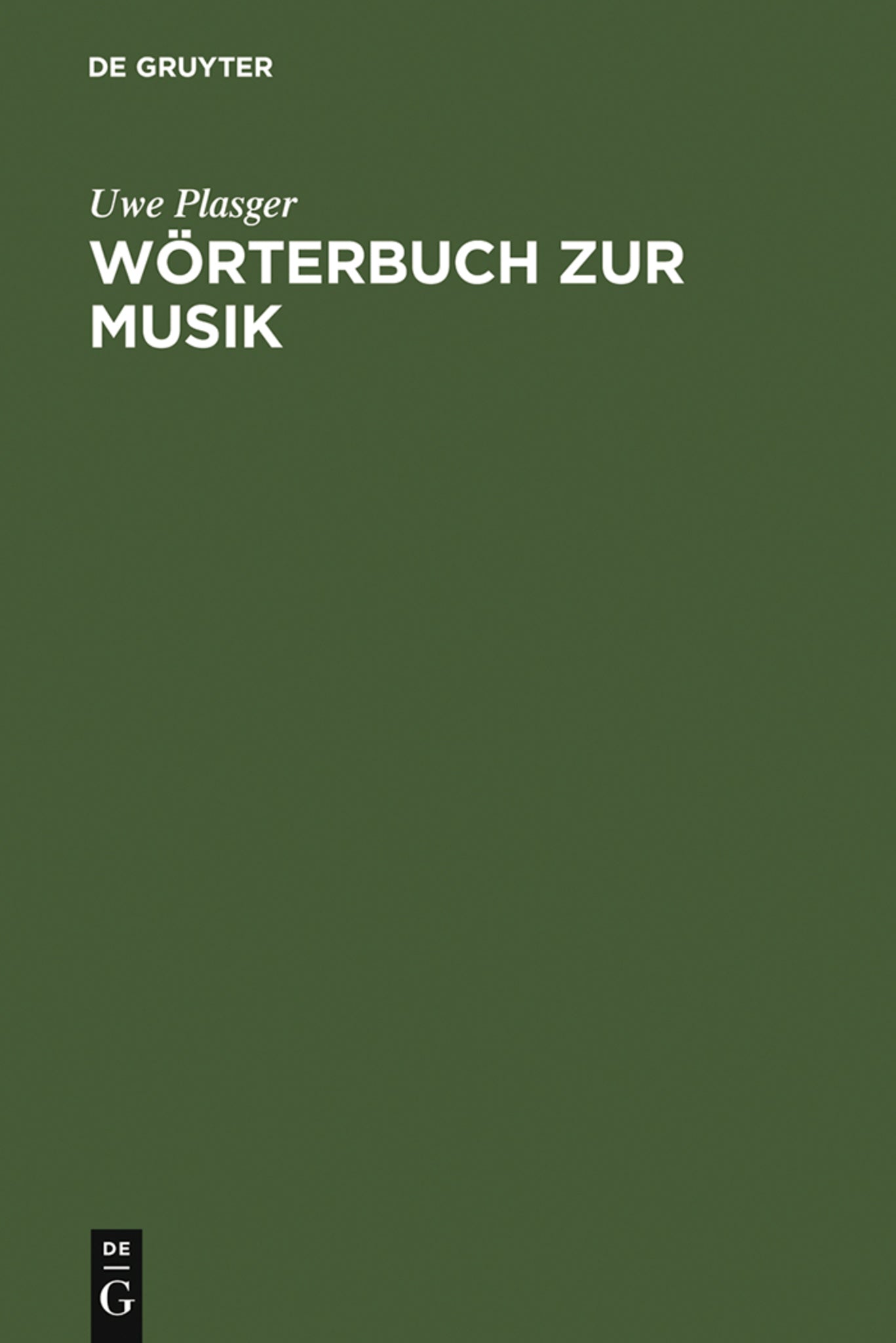 Cover image for Wörterbuch zur Musik / Dictionnaire de la terminologie musicale ISBN 9783598112423
