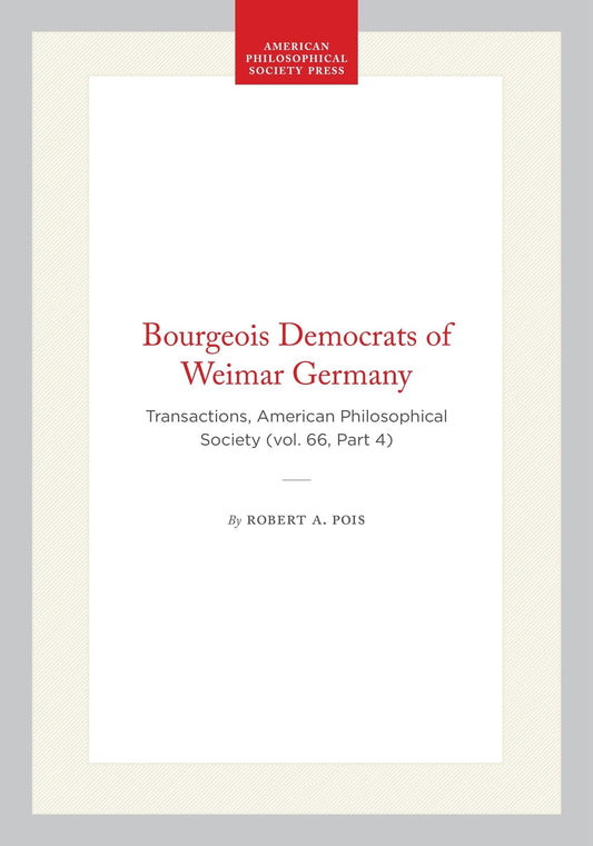 Bourgeois Democrats of Weimar Germany