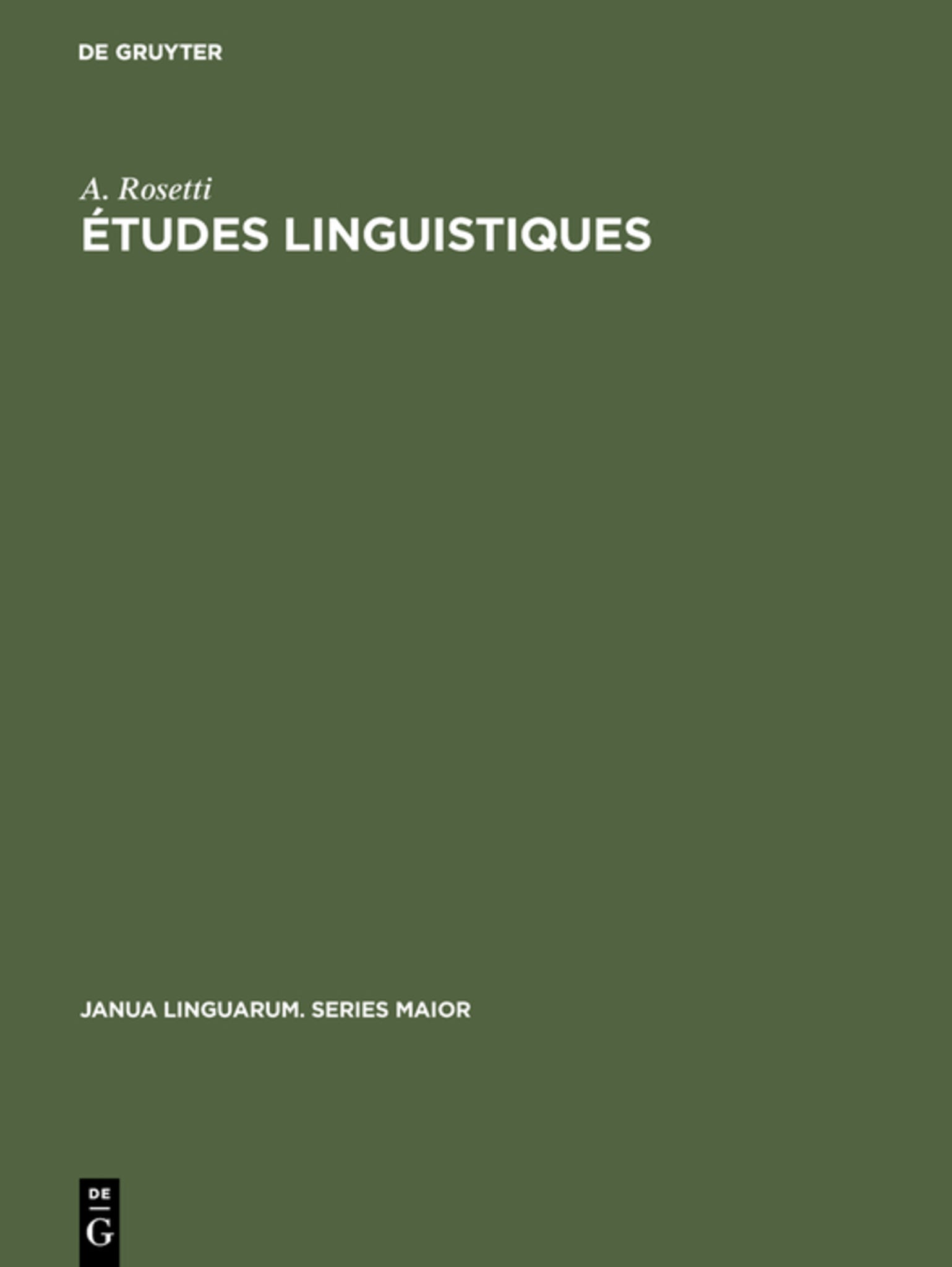 Études linguistiques