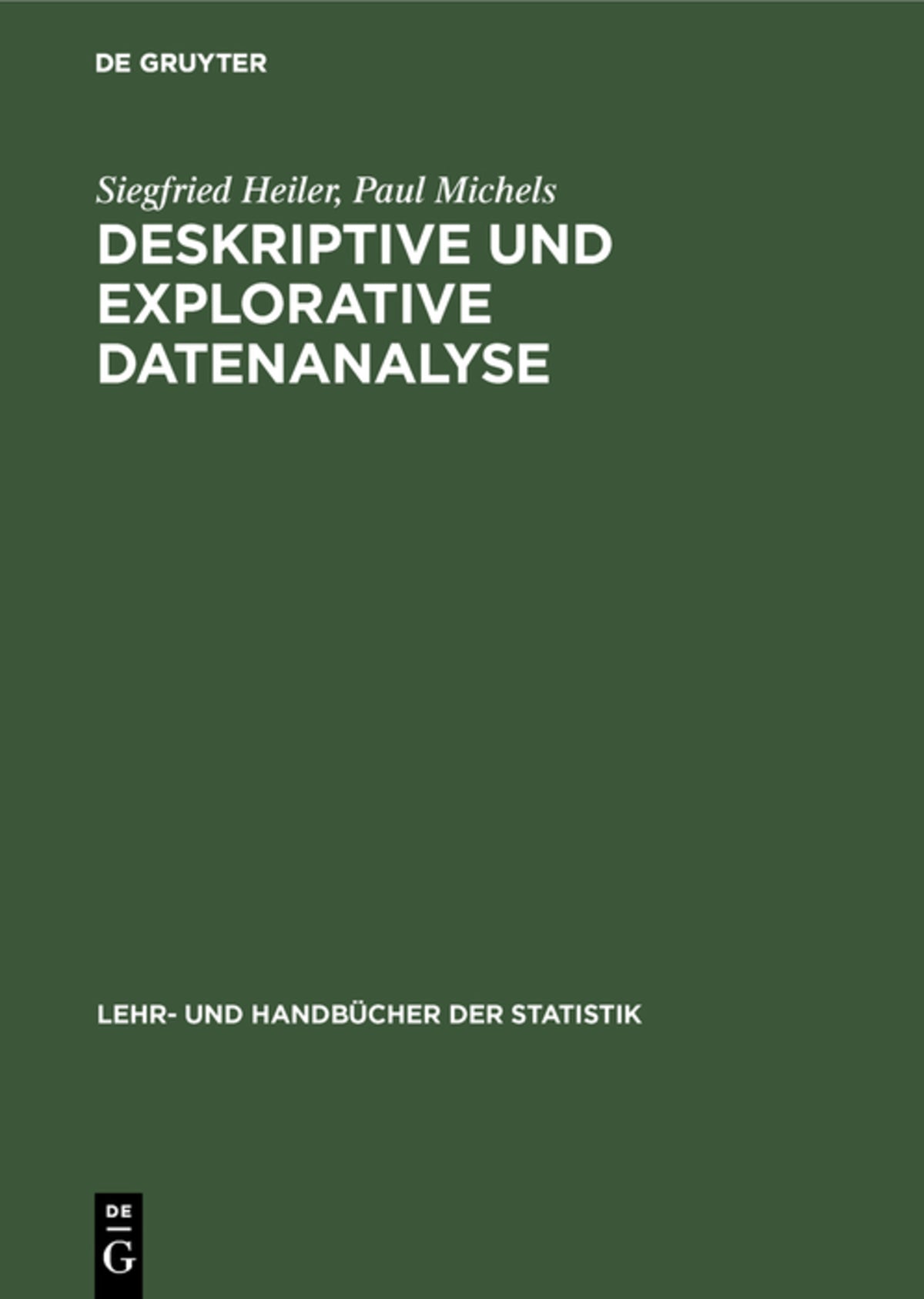 Cover image for Deskriptive und Explorative Datenanalyse ISBN 9783486227864