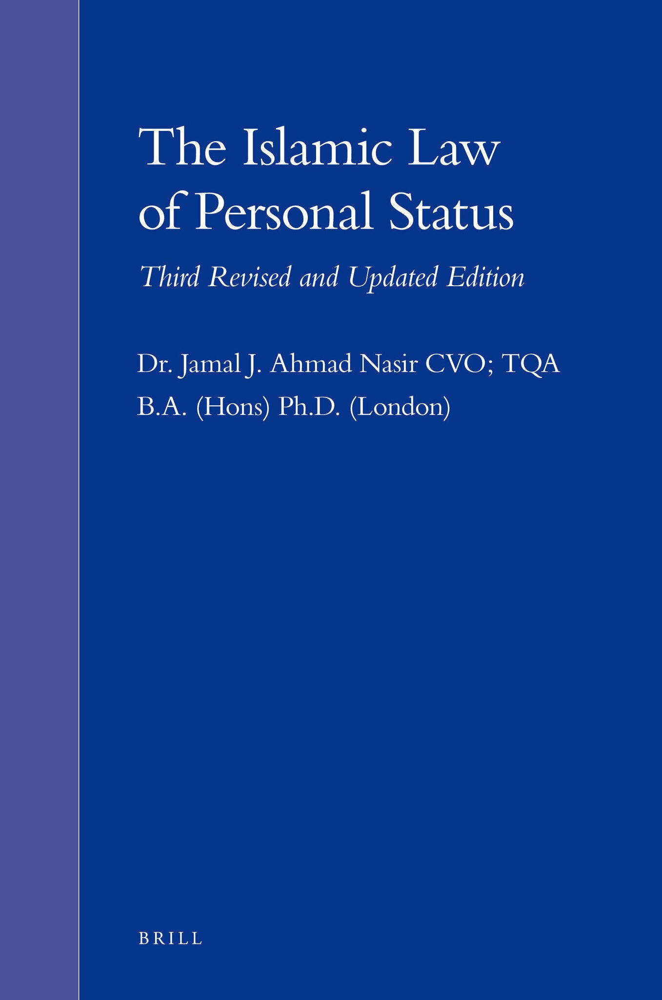 The Islamic Law of Personal Status
