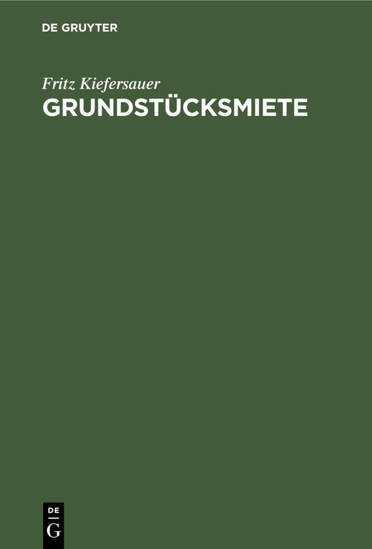 Grundstücksmiete