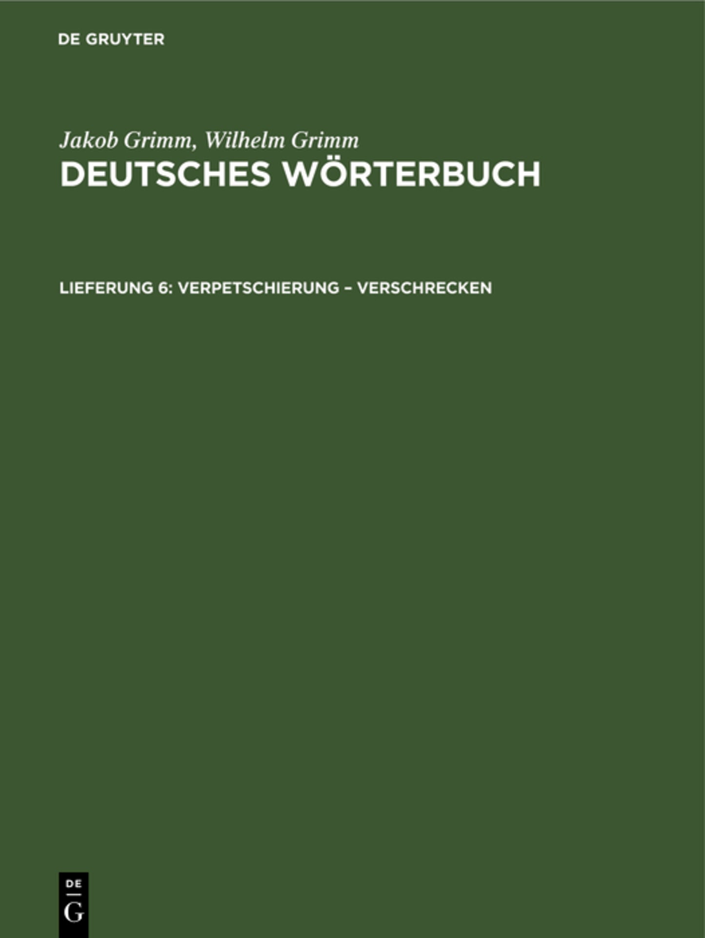 Verpetschierung – Verschrecken