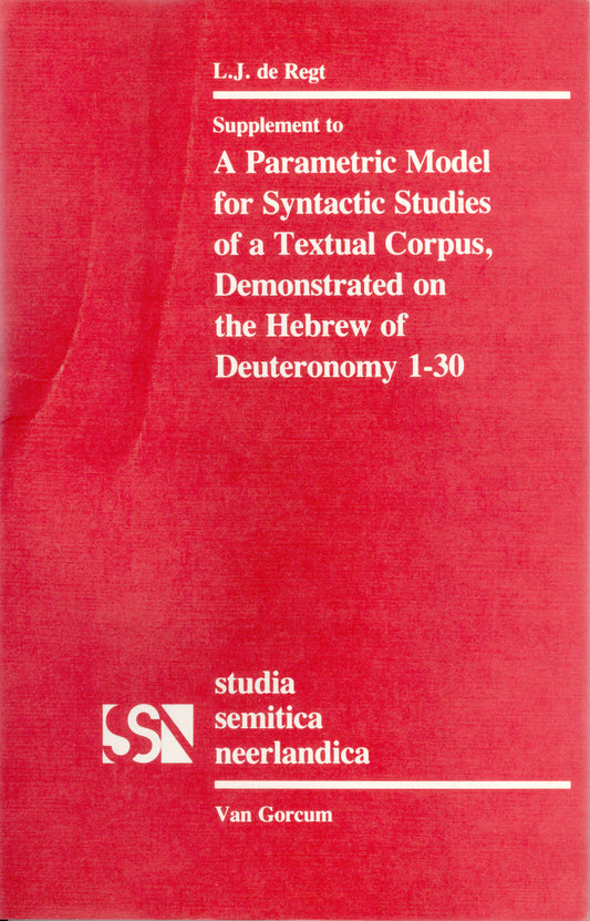 A Parametric Model for Syntactic Studies of a Textual Corpus