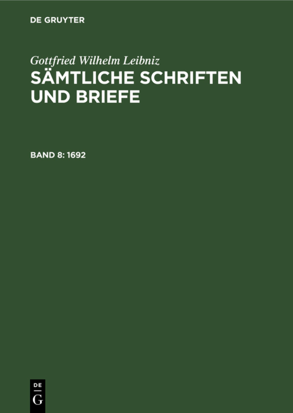 Cover image for 1692 ISBN 9783112649558