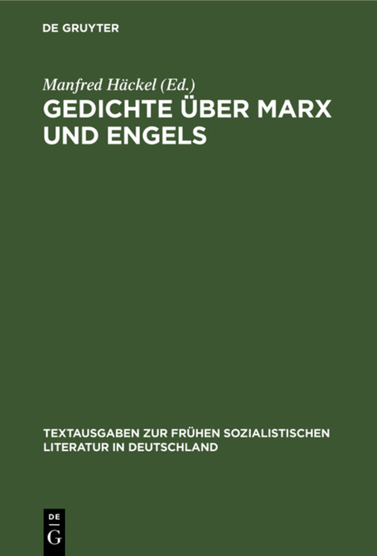 Gedichte über Marx und Engels