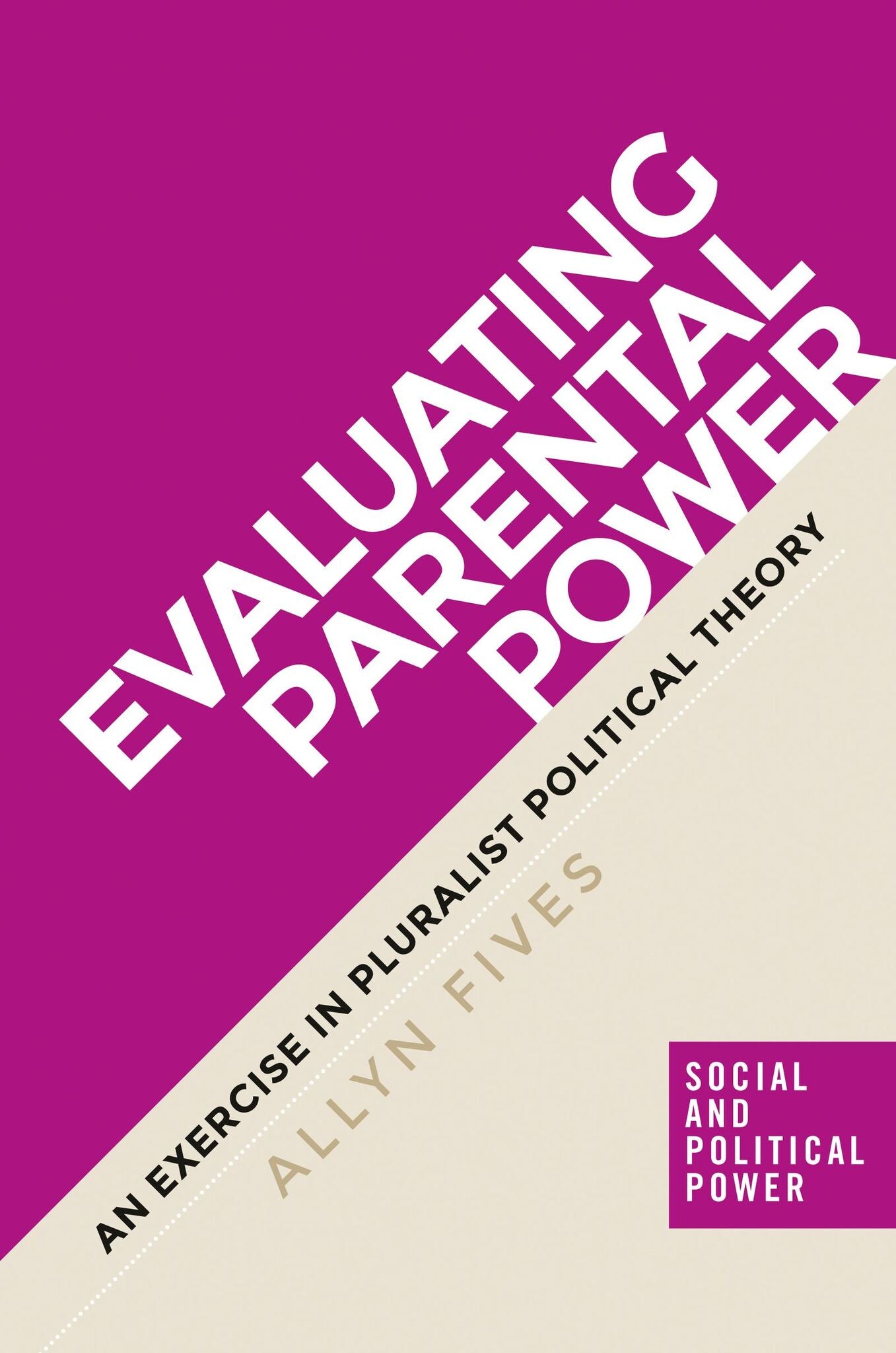 Cover image for Evaluating parental power ISBN 9781784994327