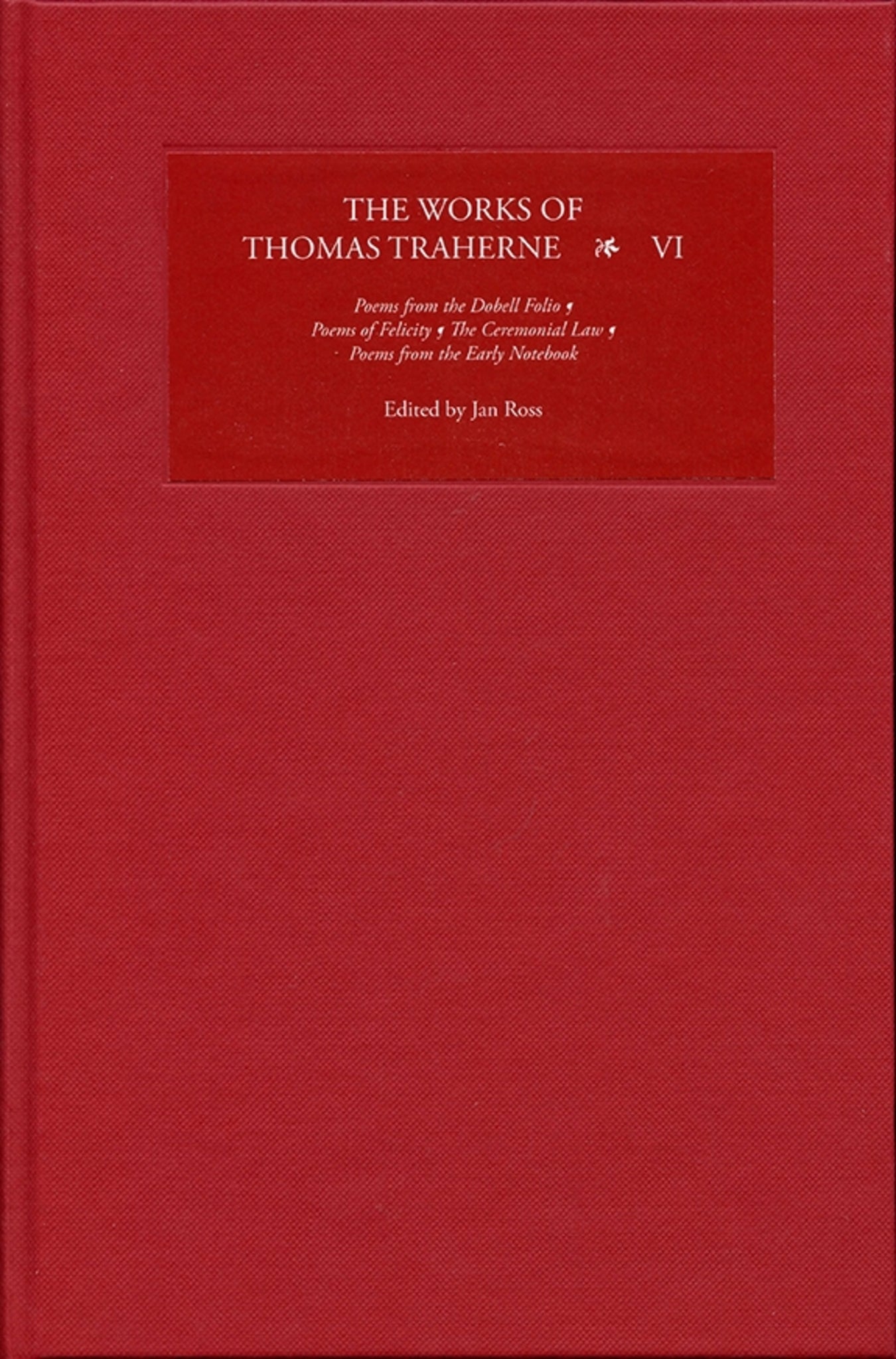 Cover image for The Works of Thomas Traherne VI ISBN 9781843843825