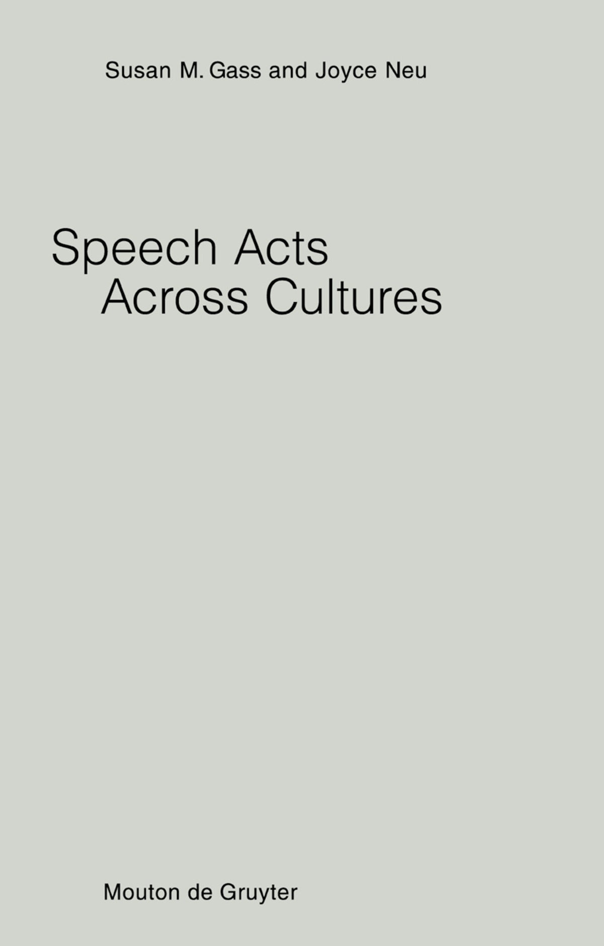 Cover image for Speech Acts Across Cultures ISBN 9783110191257
