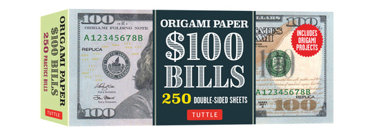 Origami Paper: One Hundred Dollar Bills