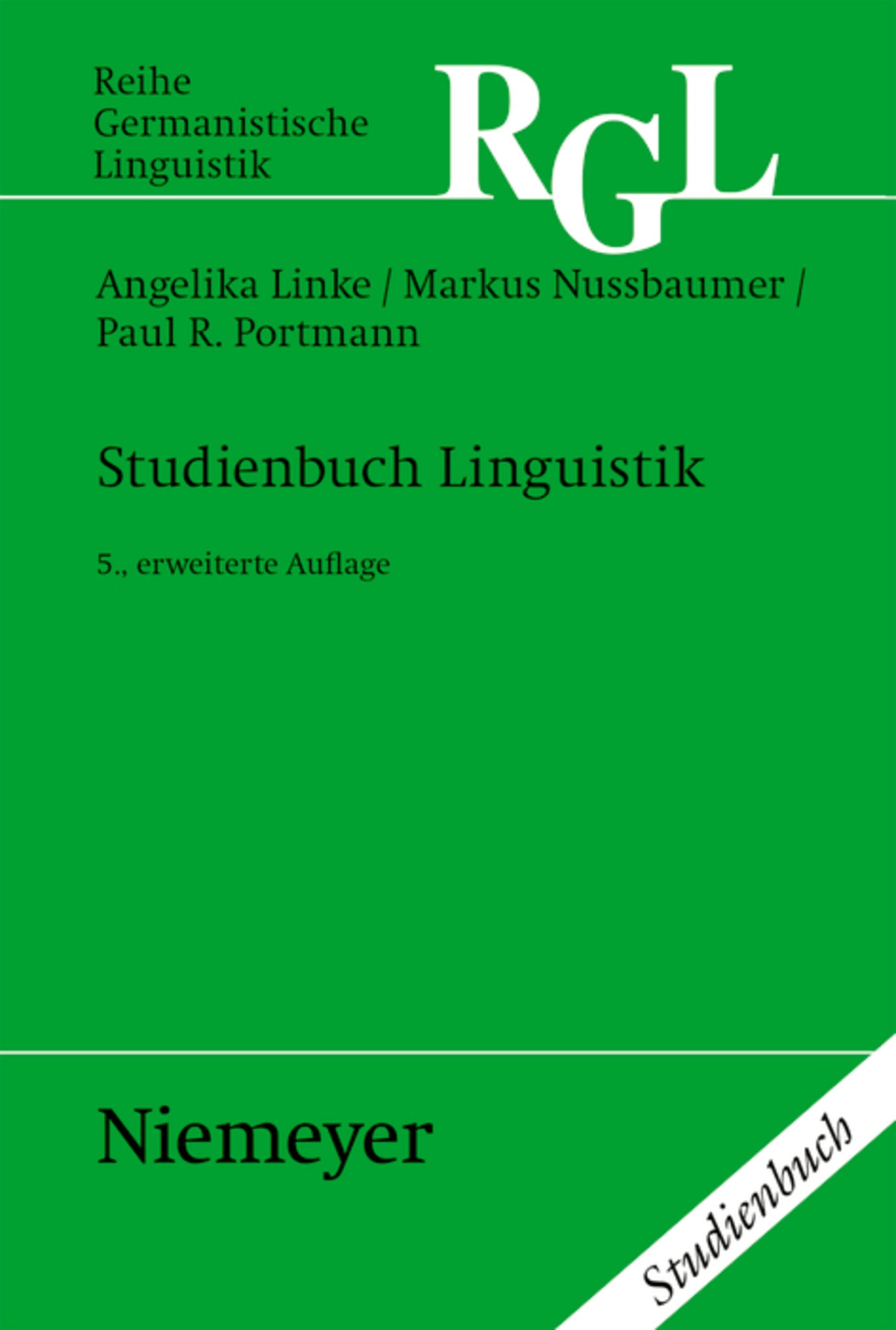 Cover image for Studienbuch Linguistik ISBN 9783484311213