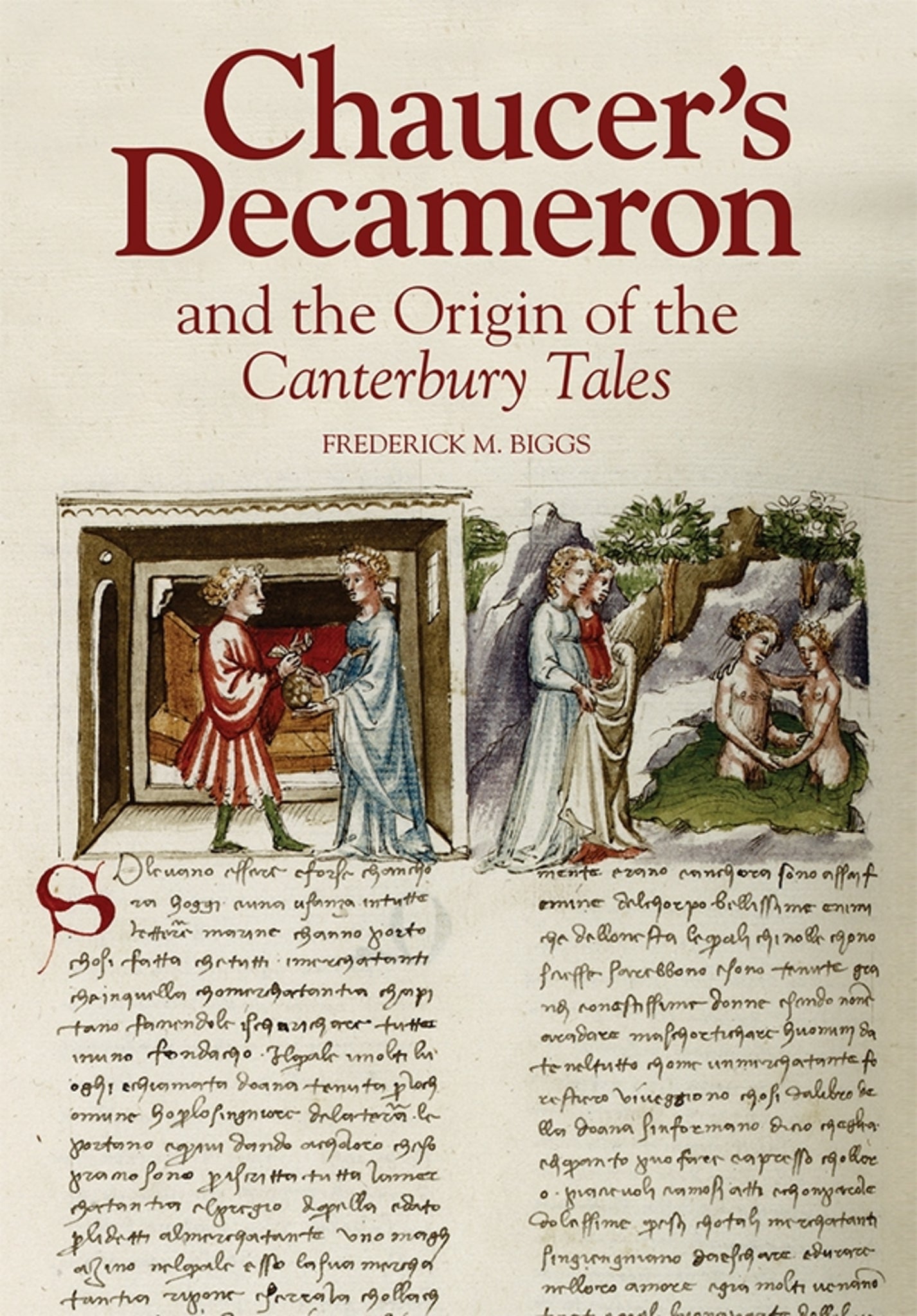 Cover image for Chaucer's Decameron and the Origin of the Canterbury Tales ISBN 9781843844754