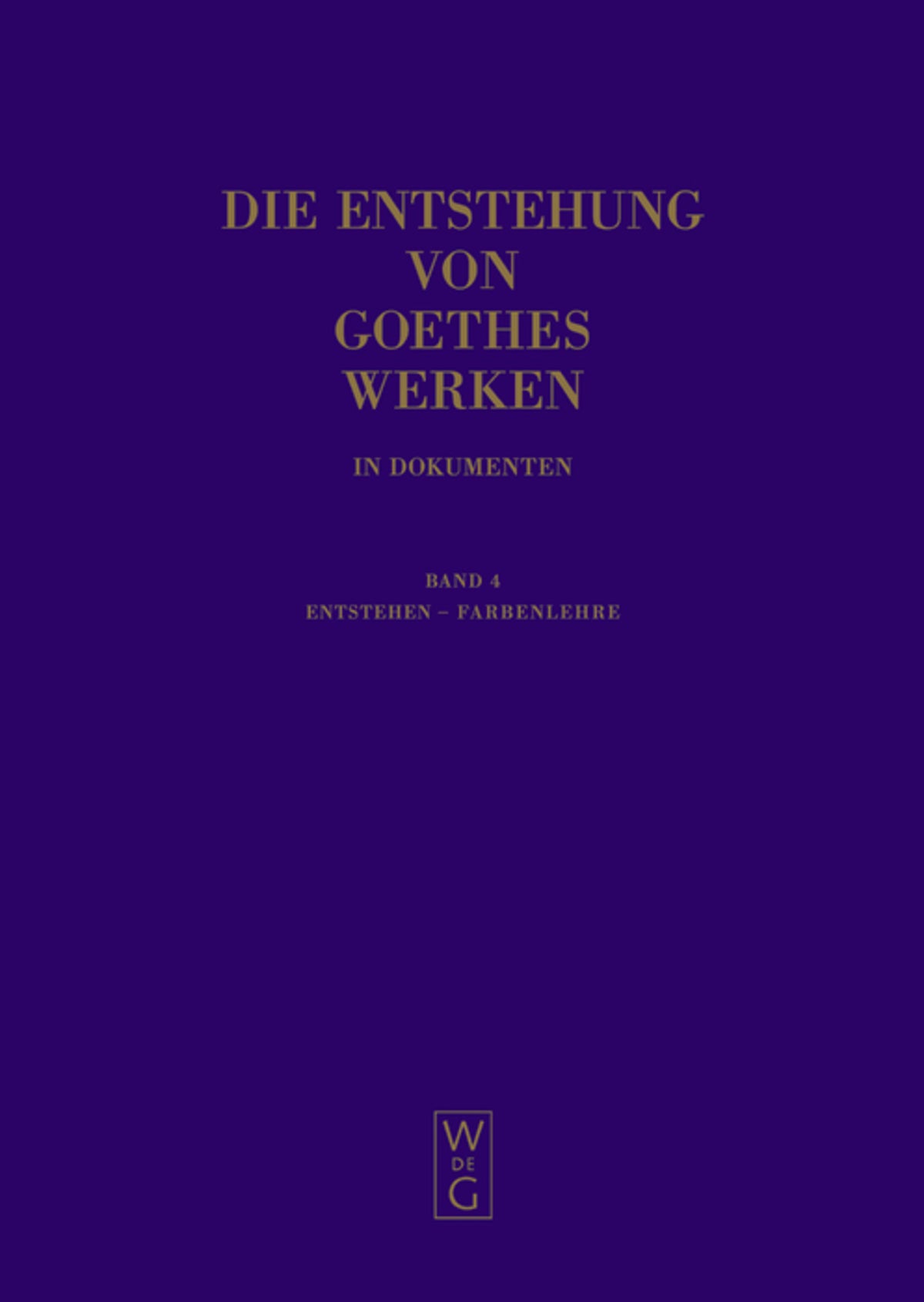 Entstehen - Farbenlehre