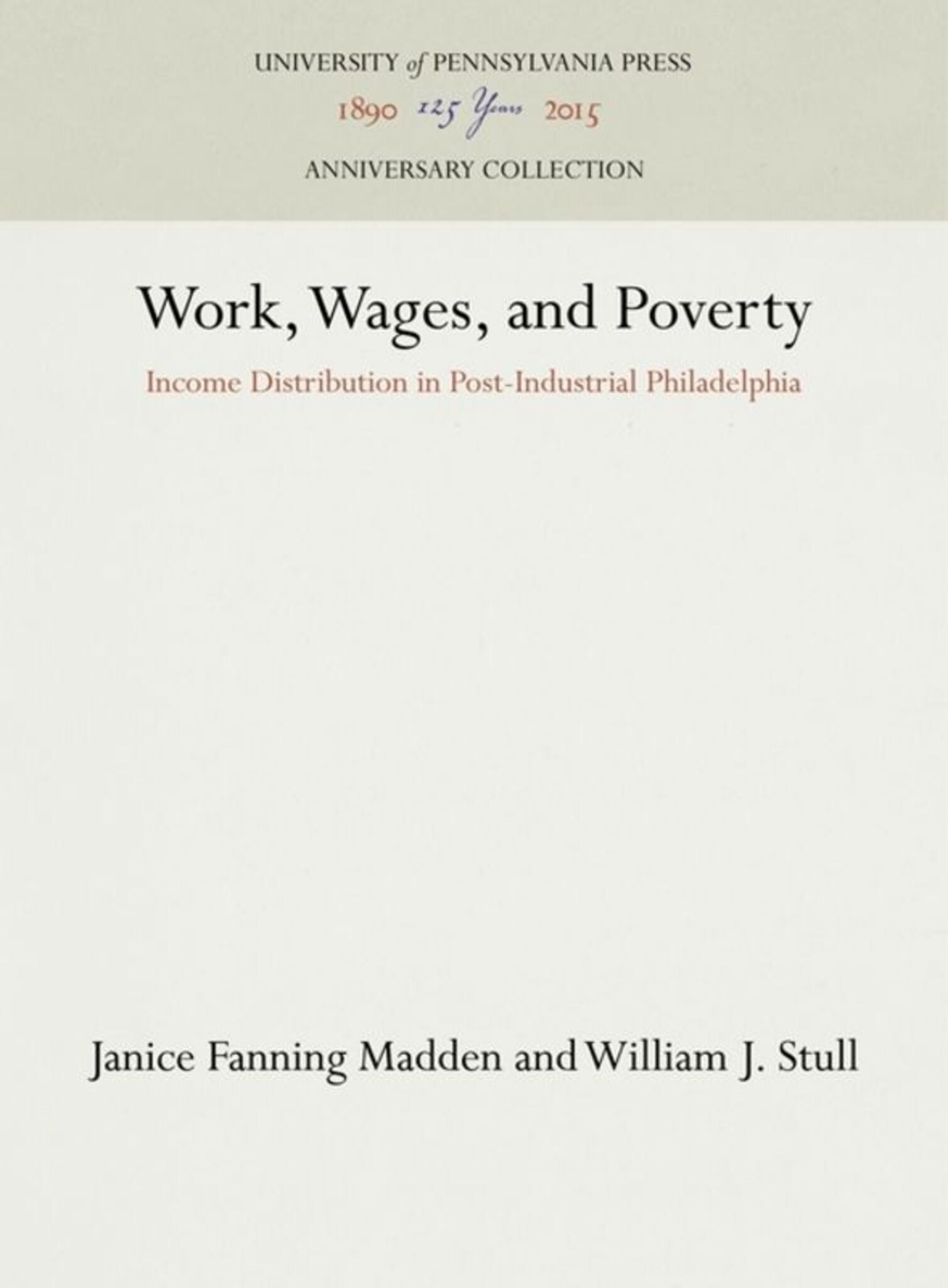 Work, Wages, and Poverty